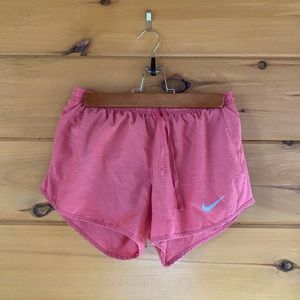Nike coral athletic shorts
